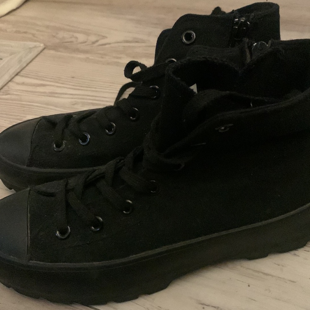 black boots